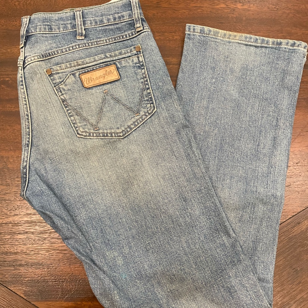 Wrangler Retro Slim Straight Jeans 33x32
